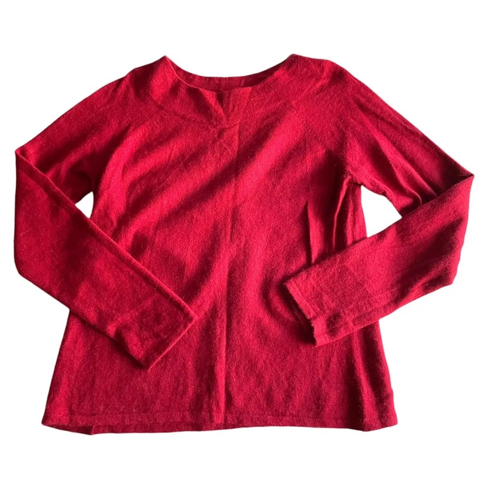 Sarah Spencer Vintage Red Lambs Wool & Angora Rabbit Blend Sweater Women’s XL